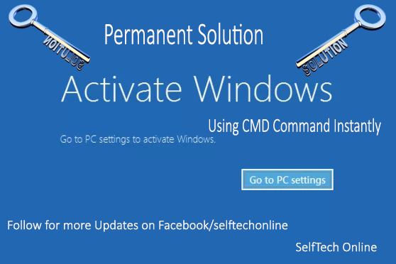 How to Activate Windows using CMD Command