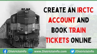 IRCTC account and book train tickets online