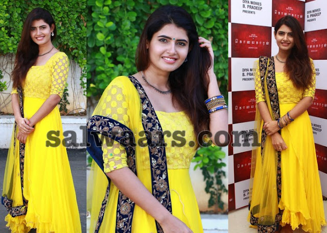 Ashima Narwal in Yellow Churidar 