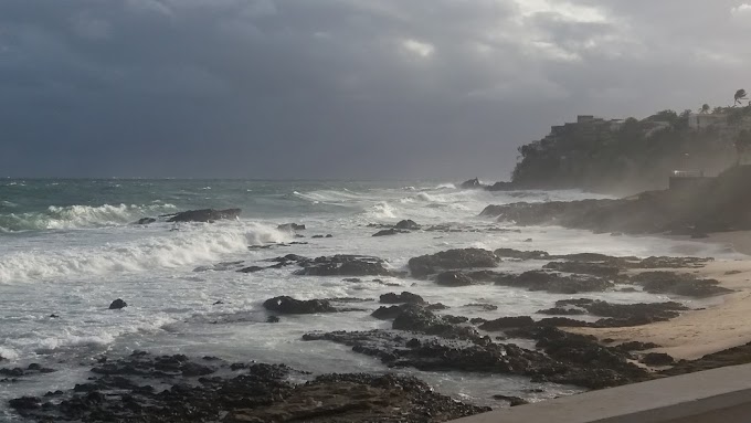 Previsão de mar agitado no final de semana