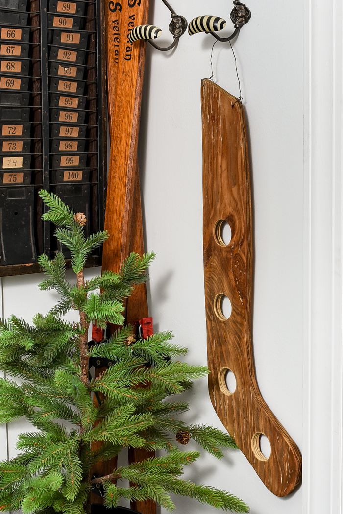 diy antique stocking stretcher