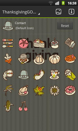 Tema Go Launcher Baru ThanksGiving Apk Download