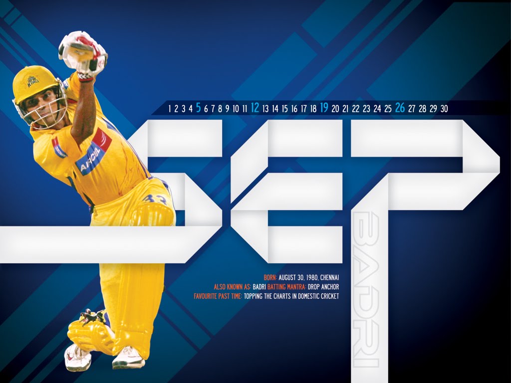 Chennai Super Kings - Badrinath Wallpapers