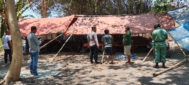 Personel Gabungan di Balongbendo Gerebek Lokasi Judi Sabung Ayam