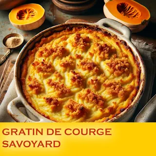 Courge au gratin