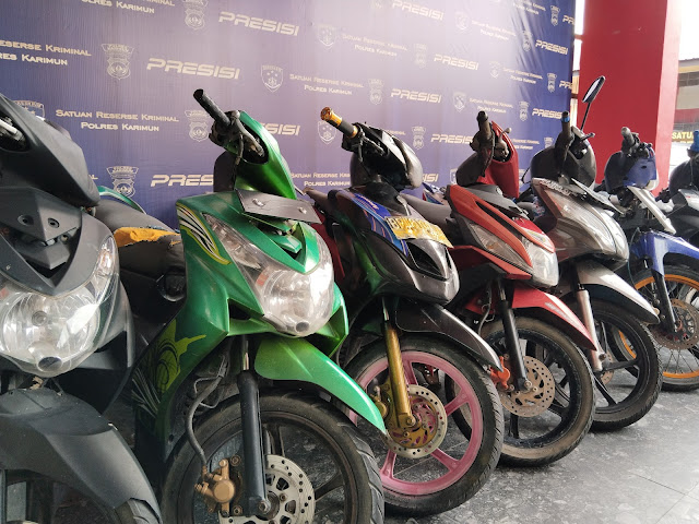 Masyarakat yang Kehilangan Sepeda Motor Diminta Cek ke Mapolres Karimun dan Membawa Dokumennya