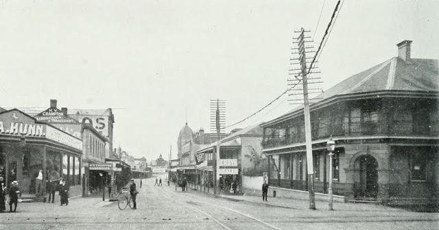 Church Street, Parramatta, looking North, showing Bank of New South Wales c. 1910