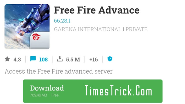 Free Fire Advance Server Apk+OBB Download | Free Fire Advance Server Registration