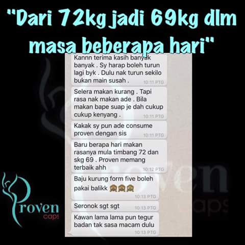 Ubat Kuruskan Badan: Proven Caps