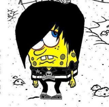 Emo cartoon design