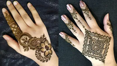 Back Hand mehndi Design Simple and easy