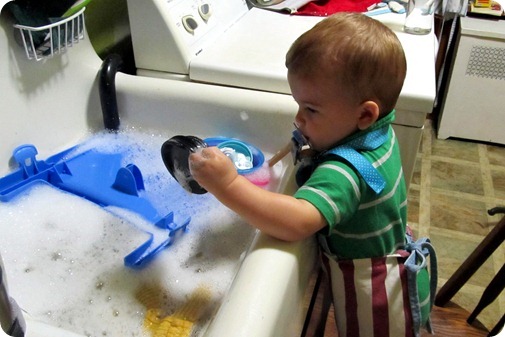 Nolan Doing Dishes