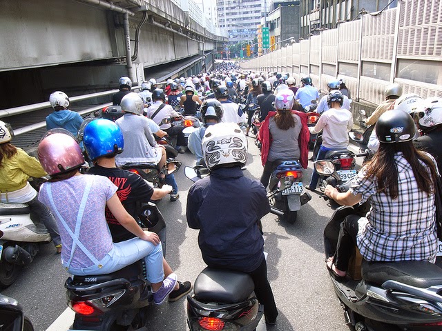 台灣機車車陣