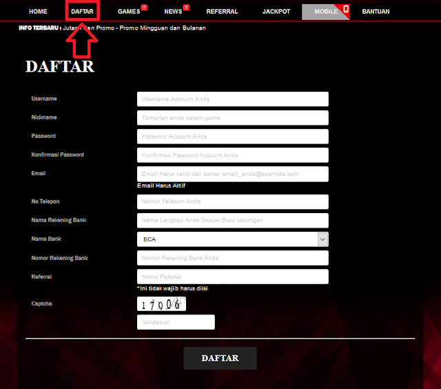 Cara Daftar Poker Online Terpercaya