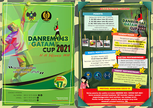 Kejuaraan Tenis Beregu Putra Danren 043 GATAM Cup 2021