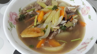 Resepi Masakan Kegemaran: Sup Daging Ala Thai