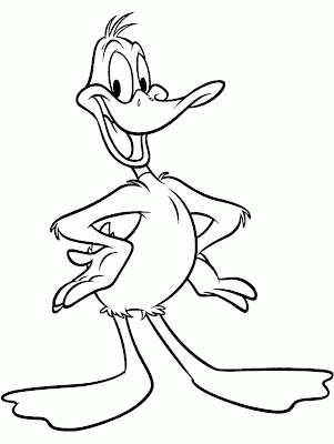 Daffy Duck Coloring Pages Looney Tunes