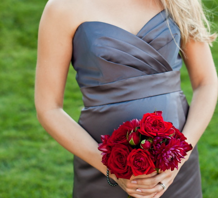 The bridal bouquets