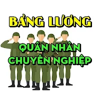 Bảng lương quân nhân chuyên nghiệp