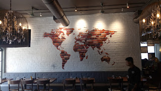 World map Wall Painting Amritsar Artist