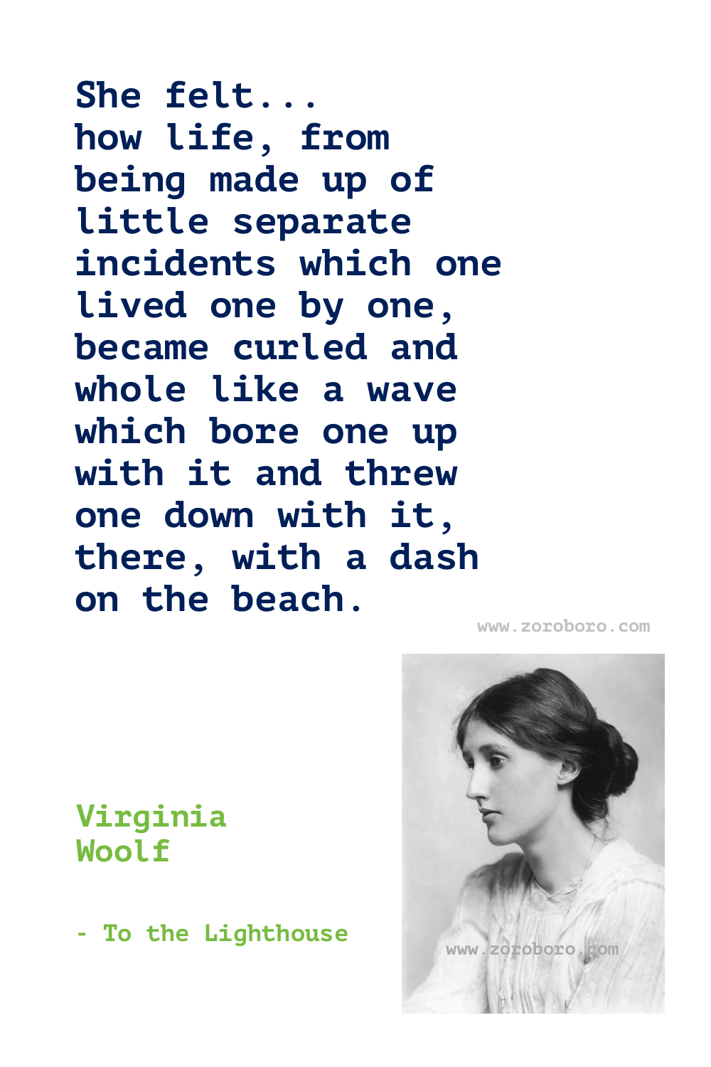 Virginia Woolf Quotes, Virginia Woolf Books Quotes, Mrs Dalloway, A Room of One's Own, To the Lighthouse & Orlando Quotes, Virginia Woolf Poems, Virginia Woolf Feminism Quotes, Women Quotes.Virginia Woolf Feminist Quotes.