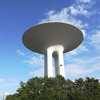 Water tower in Hyllie, Malmö, South Sweden