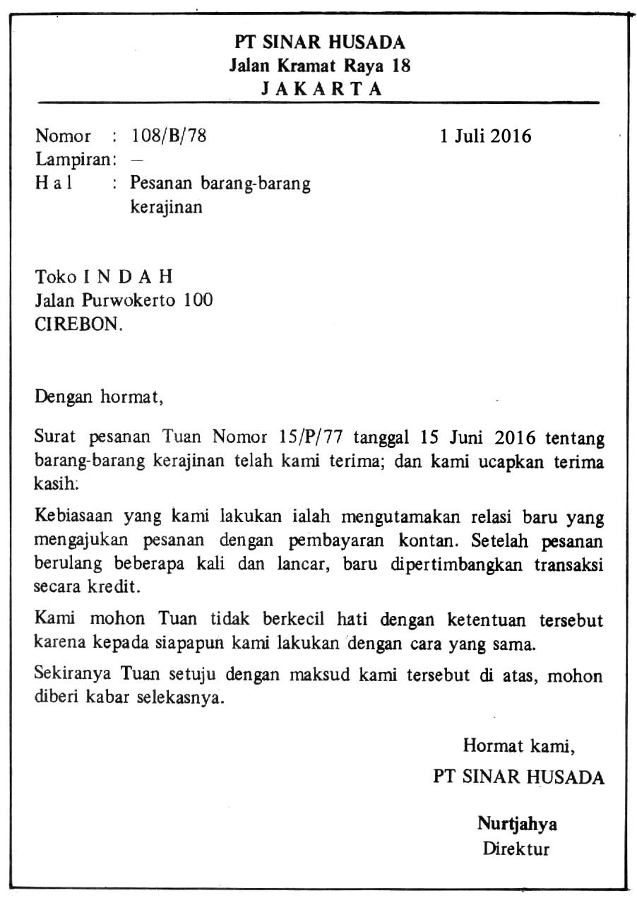 87+ Contoh Surat Permintaan Barang - Contoh Surat 