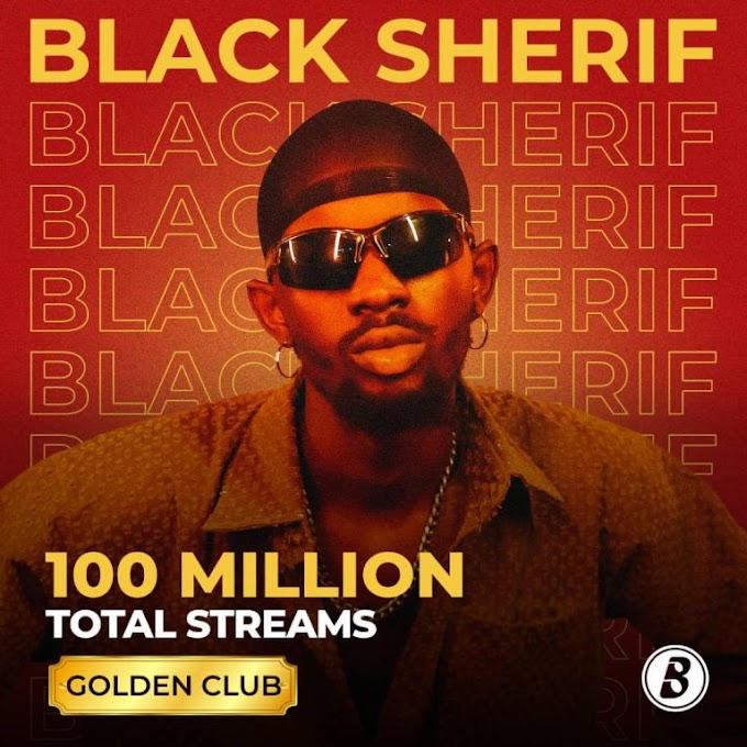 Black Sherif Sets A Record On As He Become The First Ghanaian Artist That Hit 100 Million Streams On Boomplay
