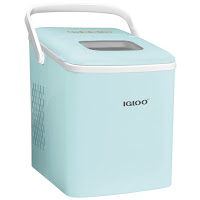 Igloo Self-Clean Ice Maker Machine in aqua