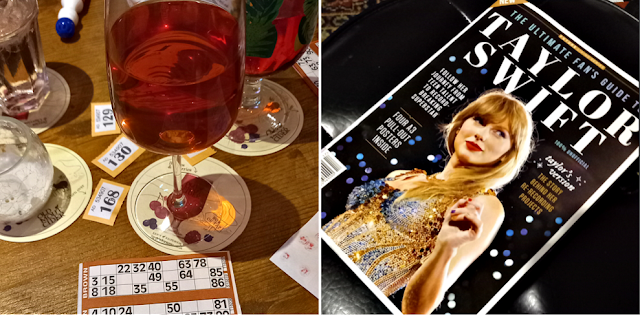 Bingo night and Taylor Swift magazine