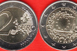 Slovakia 2 euro 2015 - 30 years of the EU flag