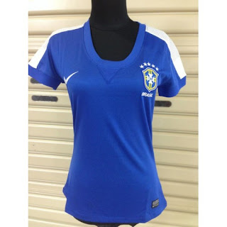Jersey Brazil Away Ladies 2013