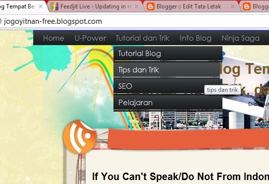 Cara Membuat Tab Menu Dropdown/Bercabang Horizontal Pada ...