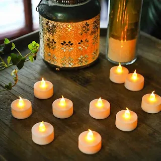 Best LED Candle Lights Bright Flickering Lamps Unscented Flameless Tealight These are by far the best candle product.