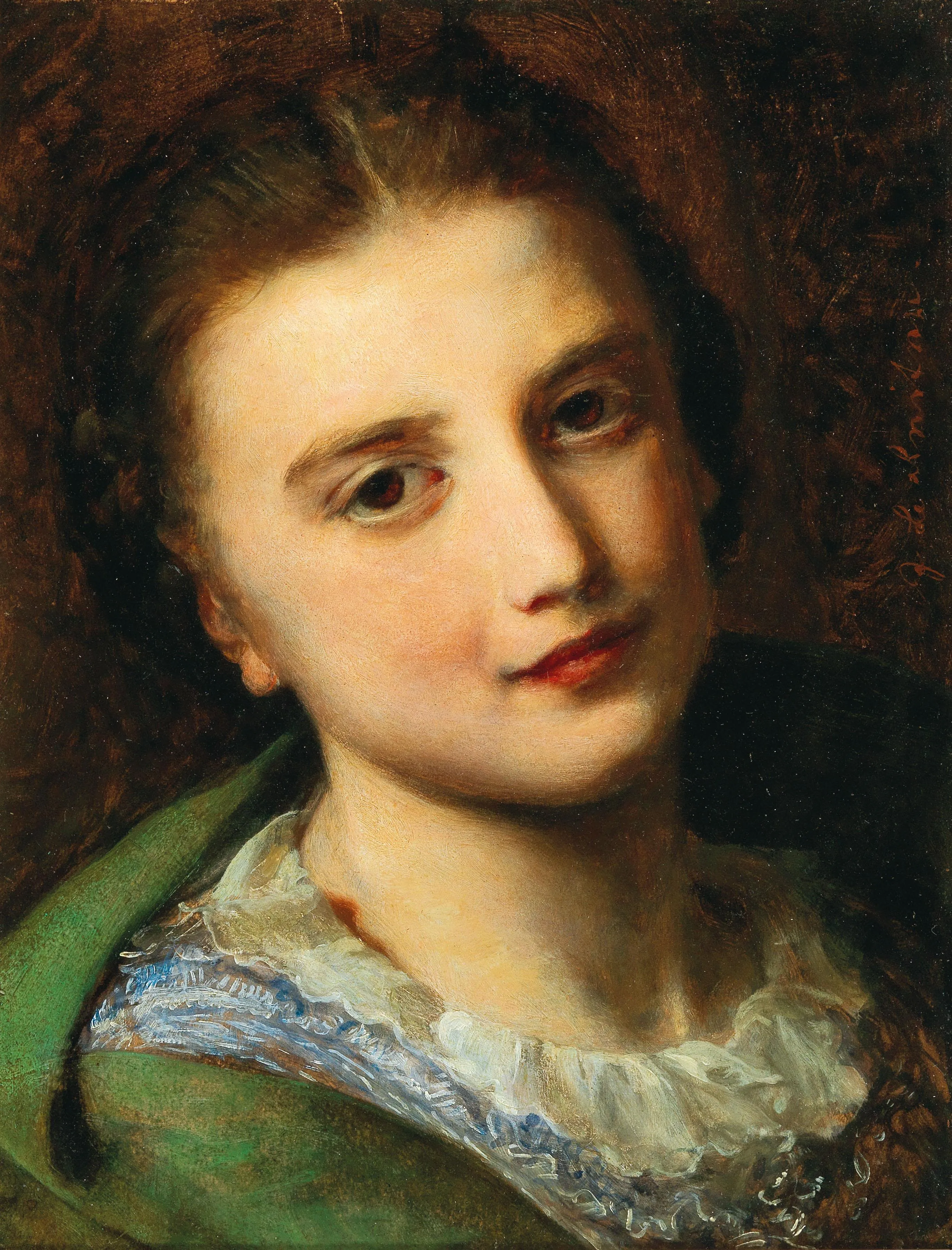 Johann-Baptist-Reiter-Portrait-of-a-girl