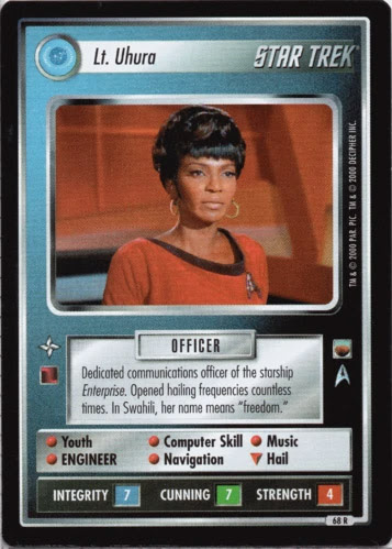 Star Trek Communications Officer Lieutenant Uhura Portrait Pin Badge STPIN317 