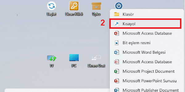 Windows 11'de Erişim Kolaylığı Merkezi Kısayolu Nasıl Oluşturulur?