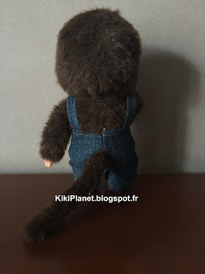 kiki monchhichi couture handmade fait main salopette en jean