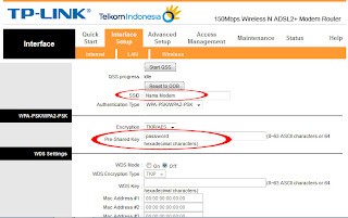 Password Modem Speedy