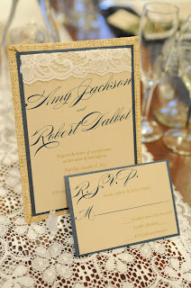 stylish scribe wedding stationary