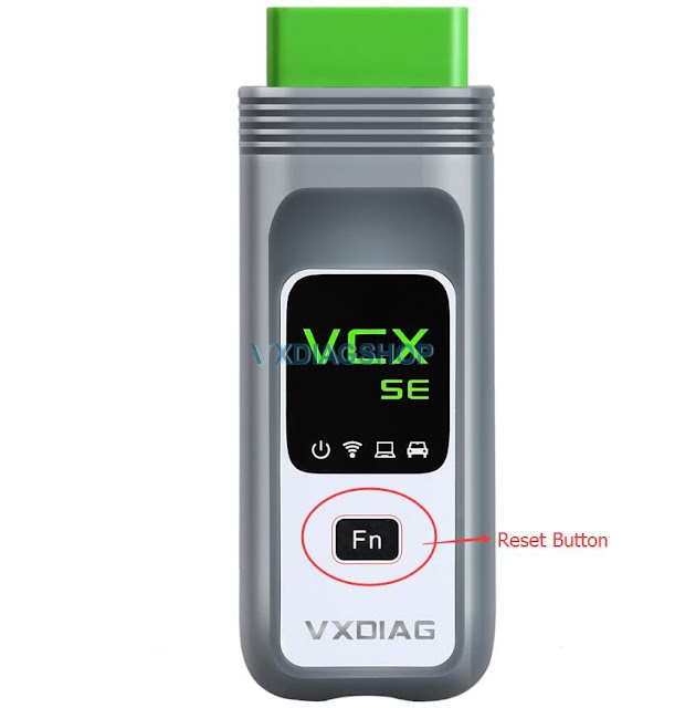 VXDIAG VCX SE VCI firmware reset