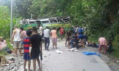 Bus crash kills three in Sikkim