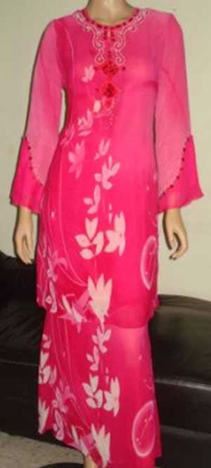 Update model  baju  kurung  modern  bordir kombinasi  dll