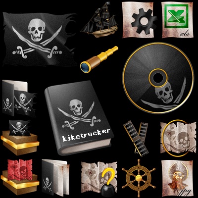 Iconos estilo pirata [PNG/ICO]