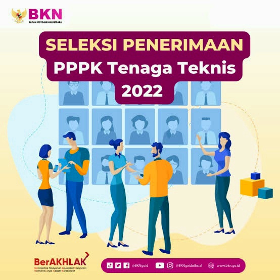 Pendaftaran seleksi PPPK Tenaga Teknis 2022 telah dibuka. Diketahui bahwa seleksi PPPK 2022 sendiri mulai dibuka pada hari Rabu (21/12/2022).