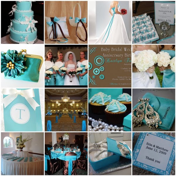 another option of having blue theme for my wedding tiffany blue and white 