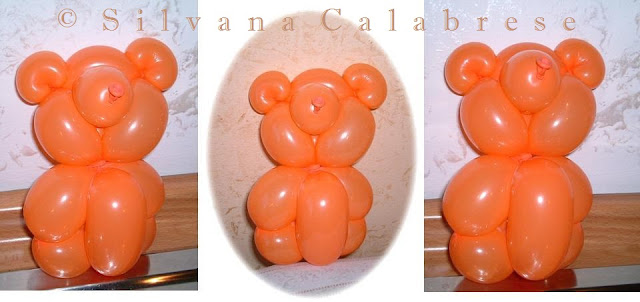 Orsetto scultura palloncini Silvana Calabrese Blog