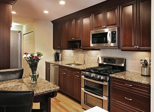 kitchen ideas with dark cabinets