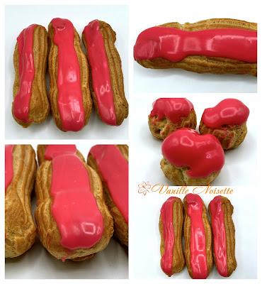 ECLAIR FRAMBOISE type CAP