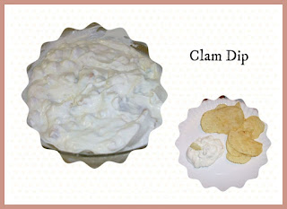 Clam dip ready to eat
